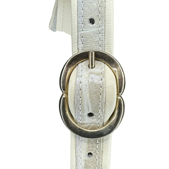 Vintage Sondra Roberts Convertible Crossbody Leather Patent Animal Textu… - Picture 6 of 8